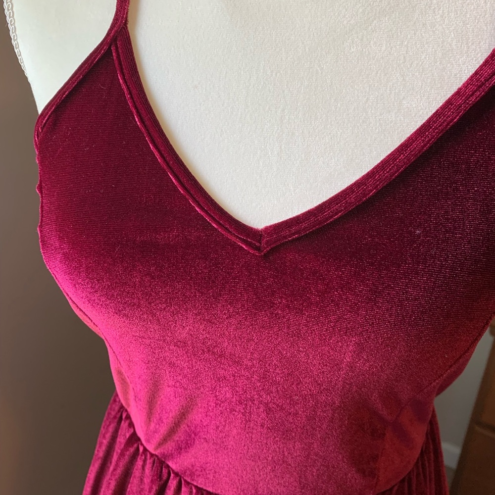 Velvet a-line dress - Picture 8 of 9